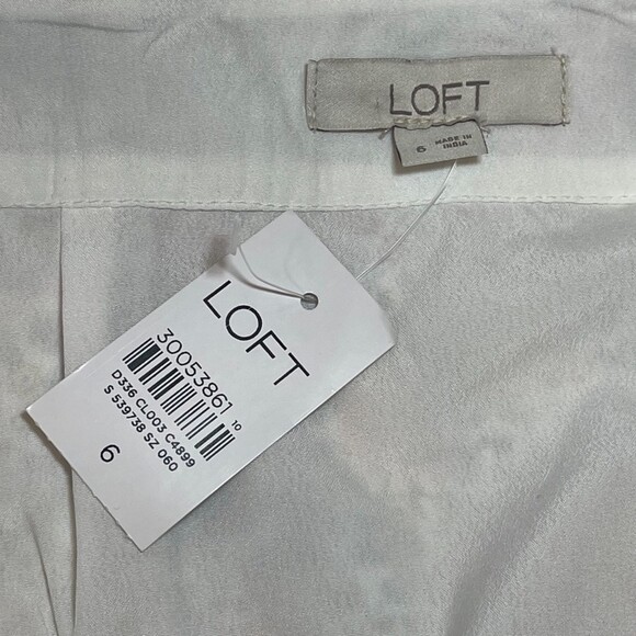 LOFT | NWT Floral Eyelet Mini Skirt | Size 6 - Picture 7 of 8